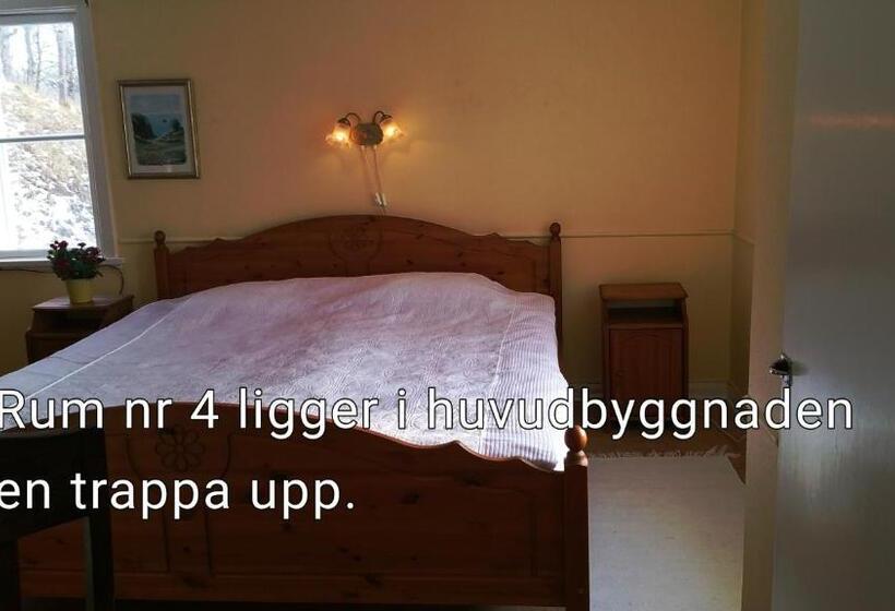 חדר סטנדרטי לארבעה עם חדר אמבטיה משותף, Stora Djulö Vandrarhem