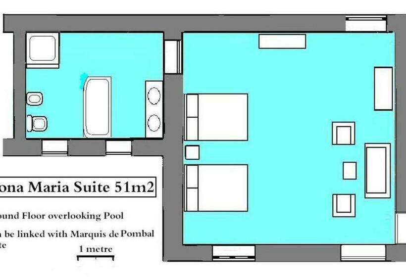 شقة غرفة نوم واحدة بالطابق الأرضى, Quinta Do Scoto