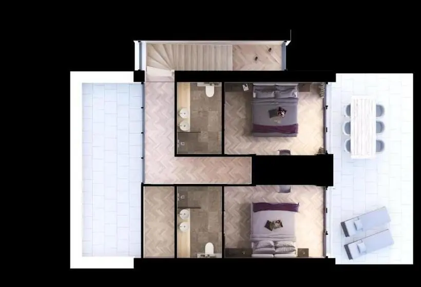 デラックスビラの1ベッドルーム, Dormio Resort Maastricht