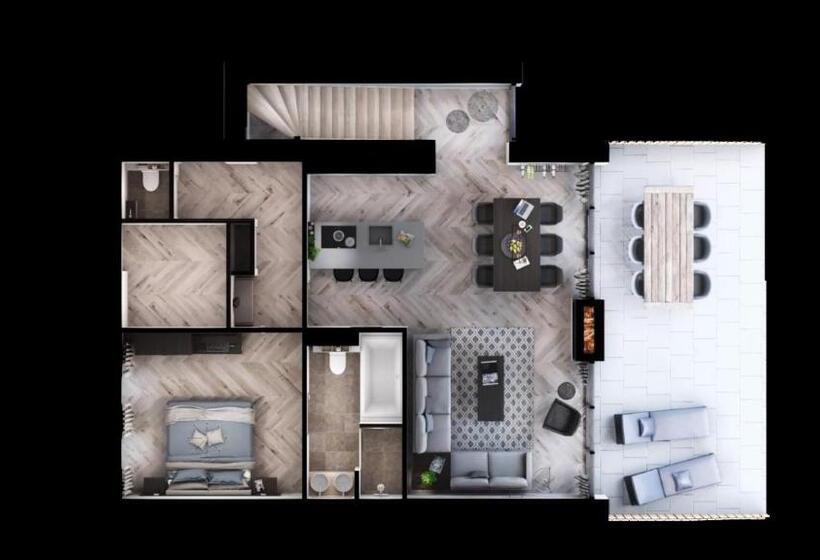 וילת סופריור, חדר שינה 1, Dormio Resort Maastricht