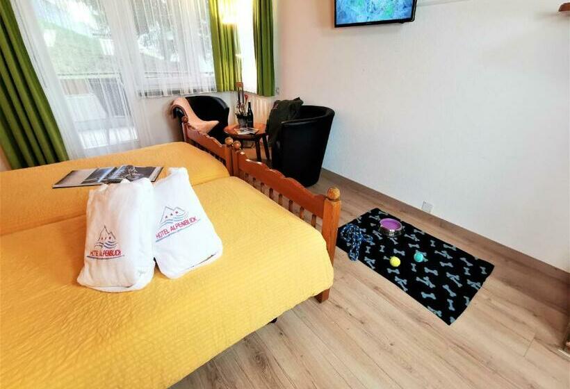اتاق استاندارد با بالکن, Alpenblick Leukerbad Therme
