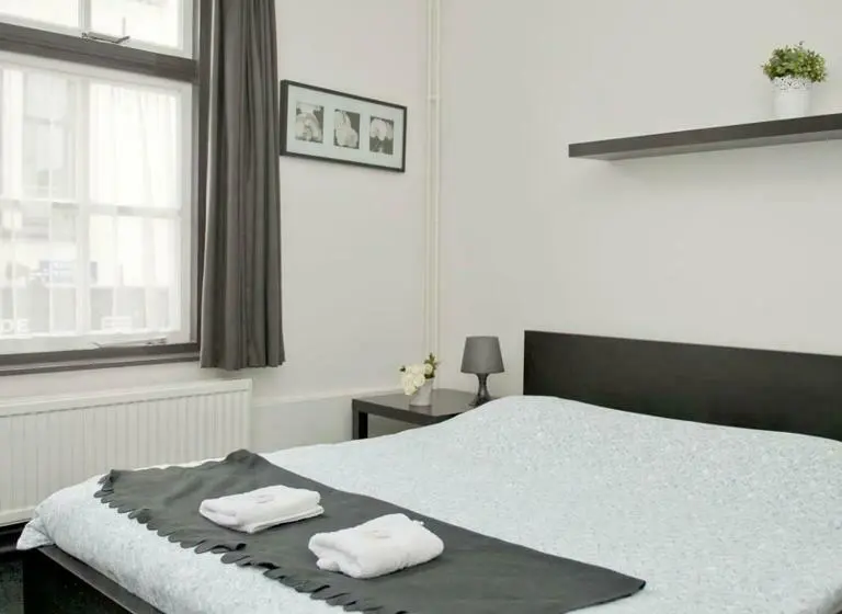 バス共有のスタンダードルーム, Budgethotel De Zwaan