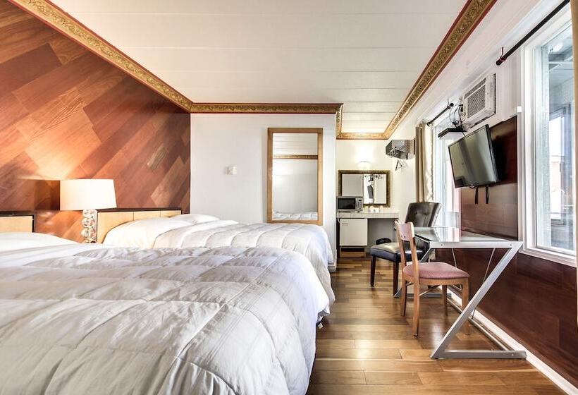 2ダブルベッドのスタンダードルーム, Motel Bellefeuille