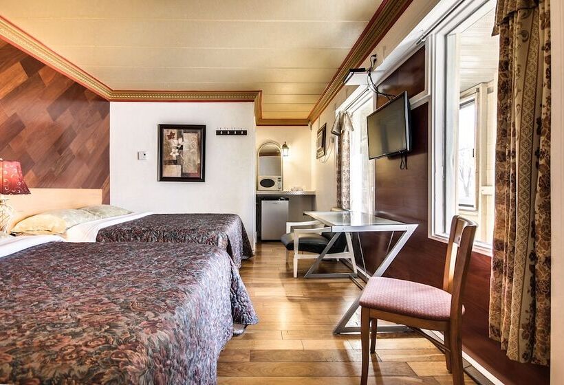 2ダブルベッドのスタンダードルーム, Motel Bellefeuille