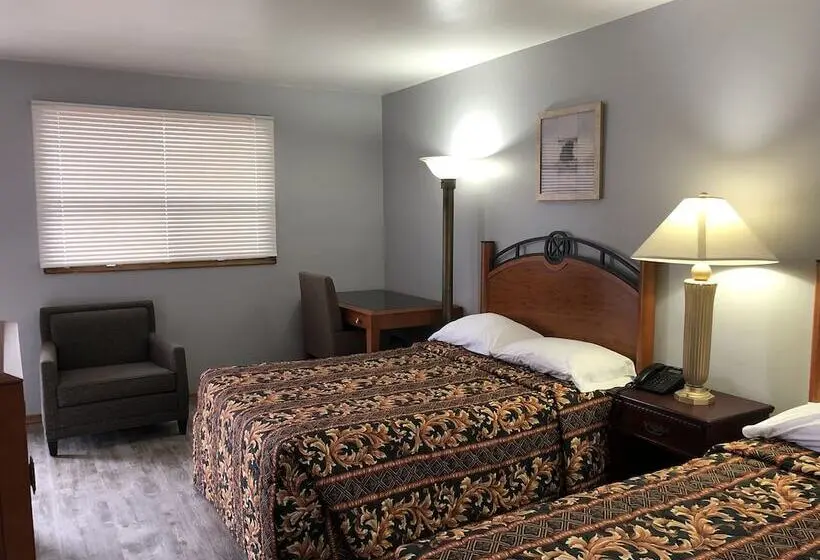 ２ダブルベッドのスタンダードルーム, Knights Inn Cobourg