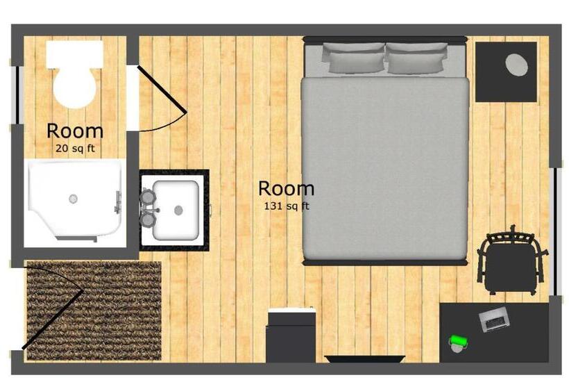 غرفة إقتصادية, Wheel Inn Motel