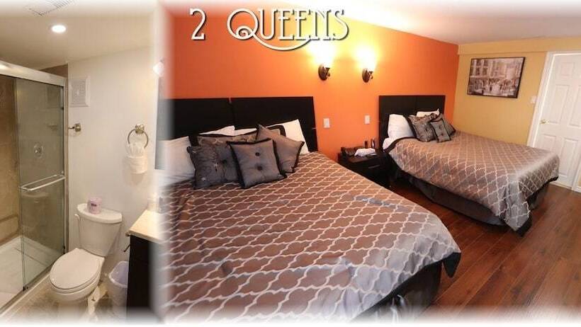 غرفه قياسيه سريرين مزدوجين, Twin Peaks Motel