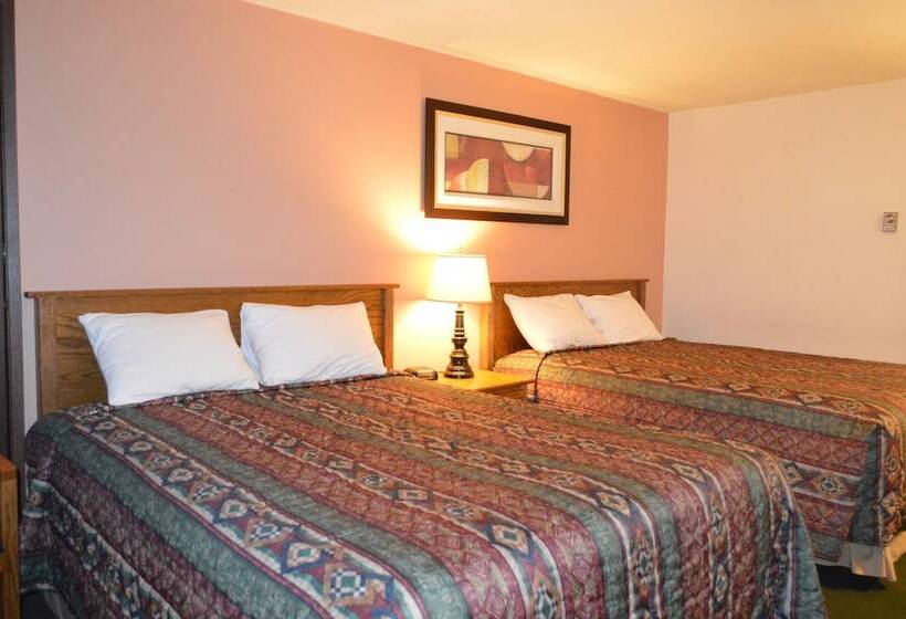 2ダブルベッドのスタンダードルーム, Western Traveller Motel