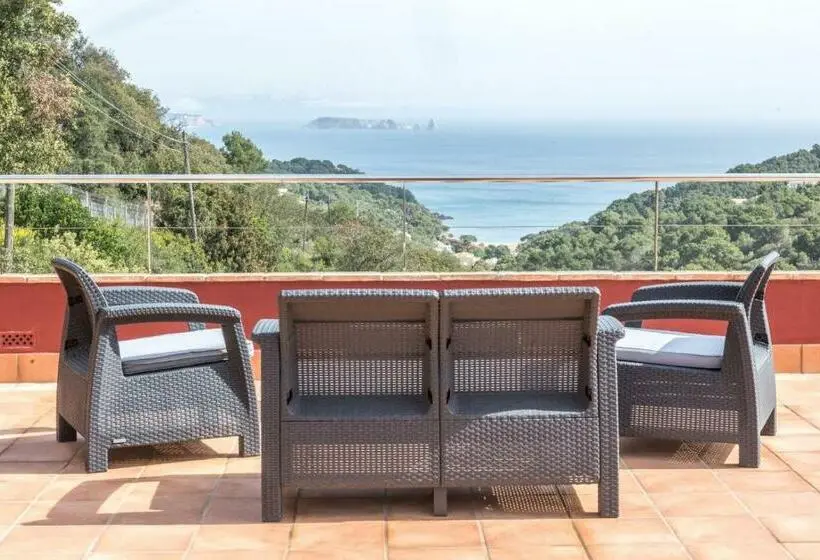 Deluxe Zimmer mit Meerblick & Balkon, Es Cel De Begur