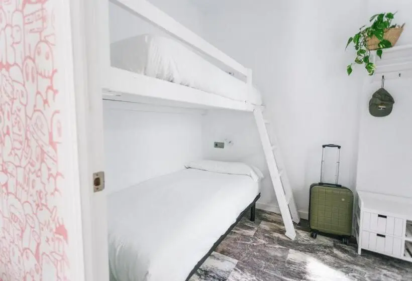اتاق استاندارد با سرویس بهداشتی مشترک, La Cocotera Boutique Hostel & Coworking