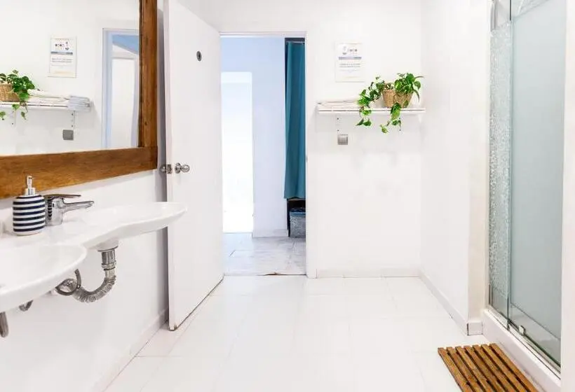 اتاق استاندارد چهارنفره با سرویس بهداشتی مشترک, La Cocotera Boutique Hostel & Coworking