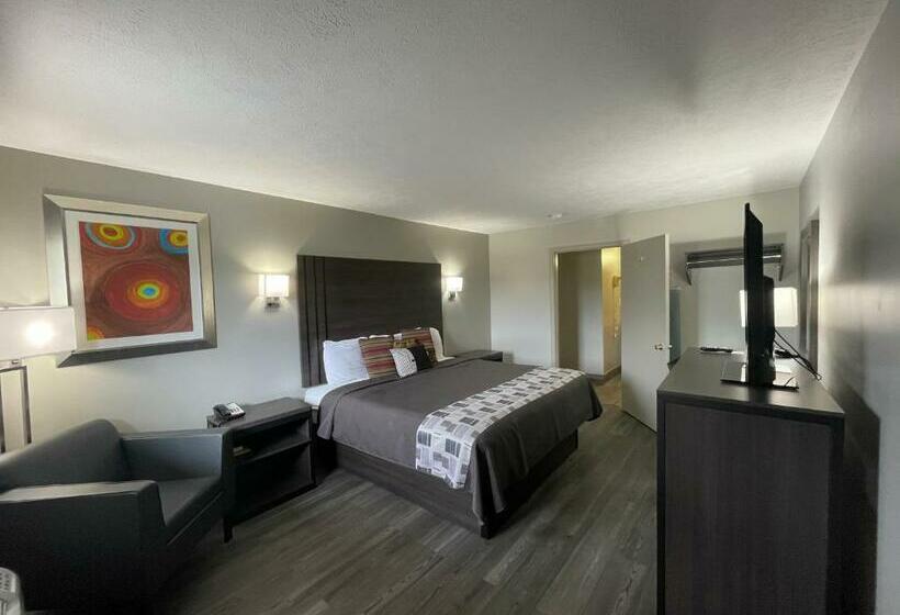 חדר סטנדרט עם מיטת קינג, Embassy Inn Hohenwald