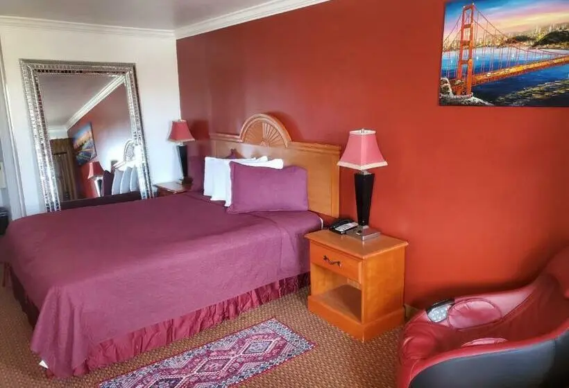 اتاق استاندارد با تخت بزرگ, Americana Inn Motel