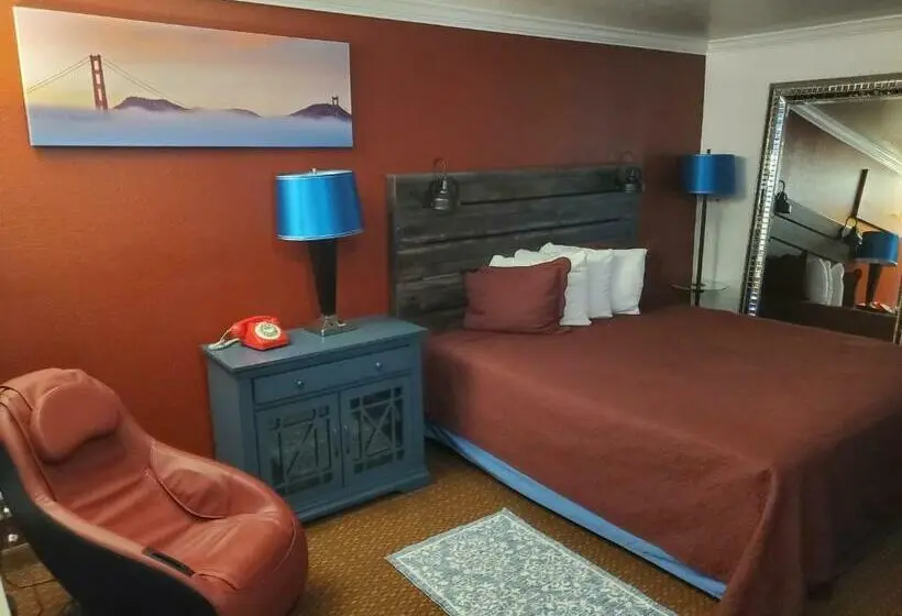 اتاق استاندارد با تخت بزرگ, Americana Inn Motel