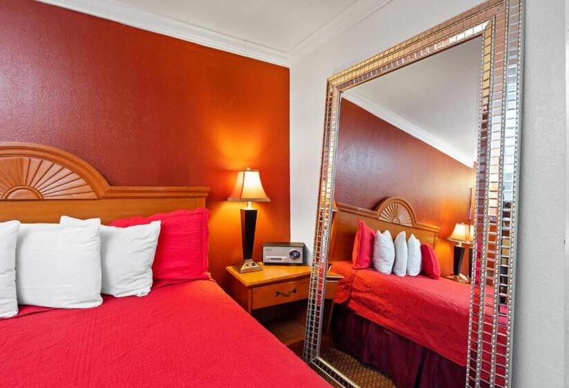 带大床的标准间, Americana Inn Motel