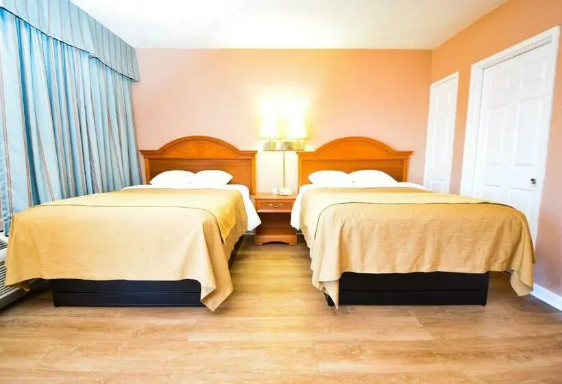 ２ダブルベッドのスタンダードルーム, Economy Inn Beebe