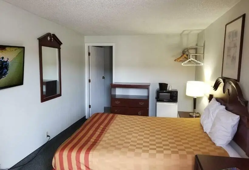 キングサイズベッドのスタンダードルーム, Budget Inn And Suites Eagan