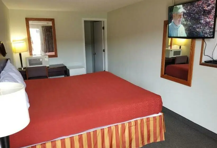キングサイズベッドのスタンダードルーム, Budget Inn And Suites Eagan