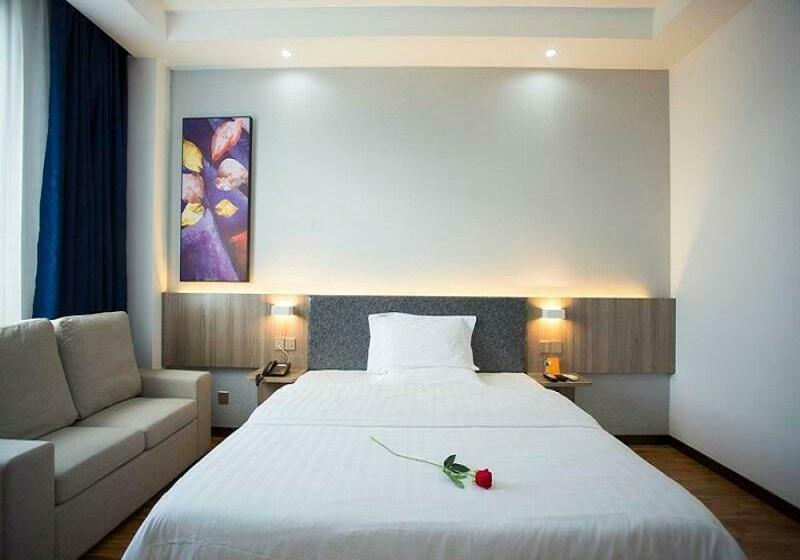 キングサイズベッドのスーペリアルーム, 7days Premium 7days Premium Dali Railway Station Branch