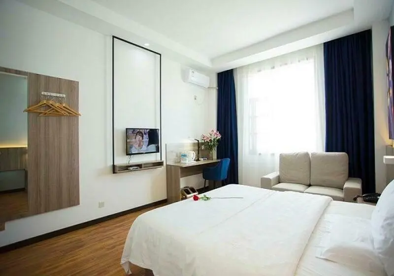 Superior-huone King-vuode, 7days Premium 7days Premium Dali Railway Station Branch