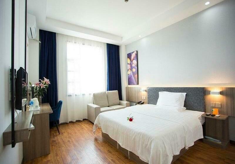 キングサイズベッドのスーペリアルーム, 7days Premium 7days Premium Dali Railway Station Branch