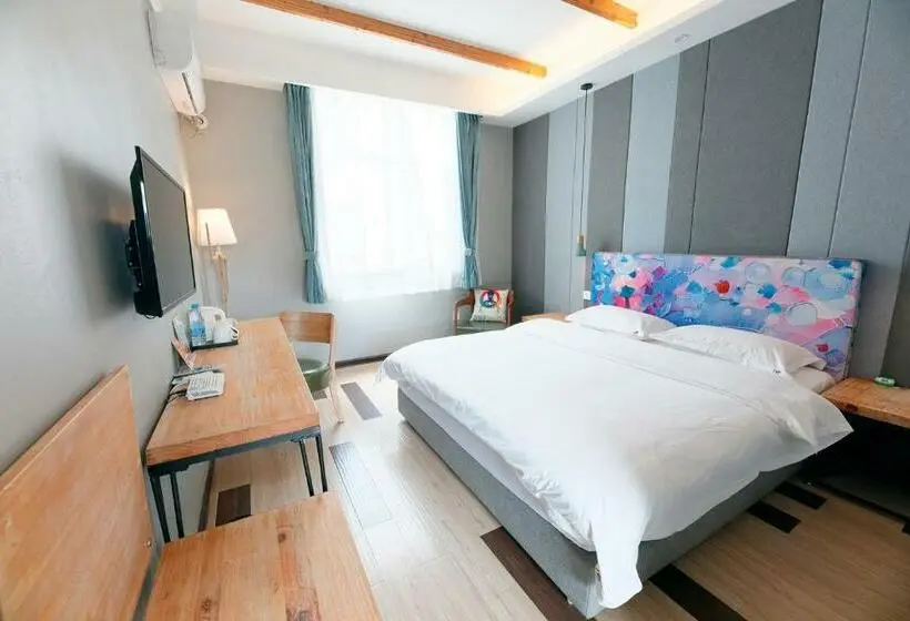 デラックスルーム, The Cloudland International Youth Hostel Close To The City Center,15 Min Walks To The Subway, Close