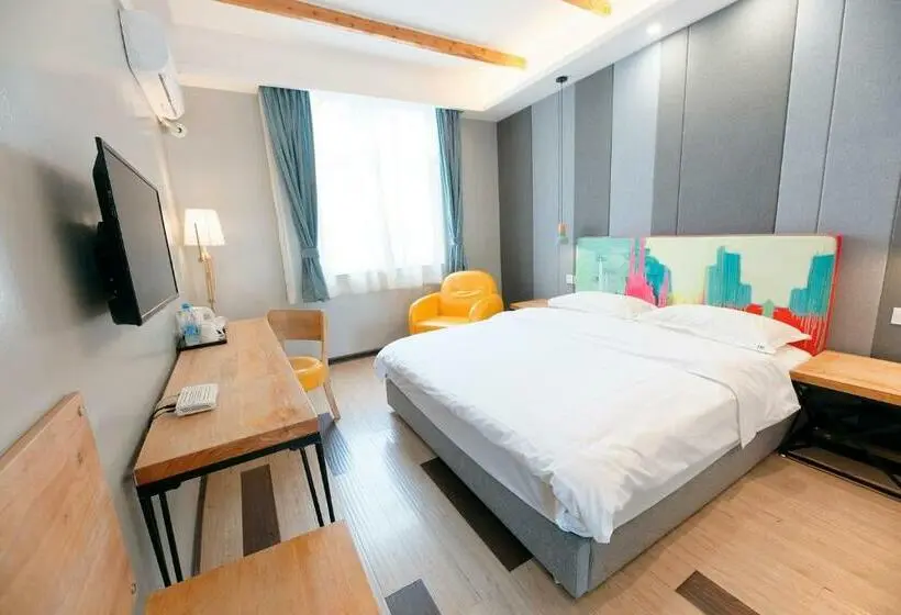デラックスルーム, The Cloudland International Youth Hostel Close To The City Center,15 Min Walks To The Subway, Close