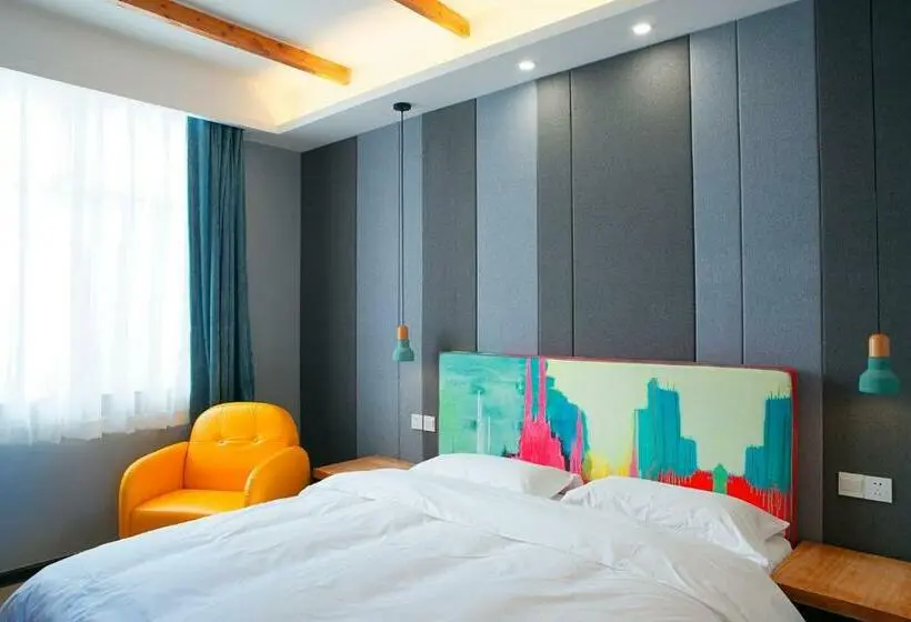 デラックスルーム, The Cloudland International Youth Hostel Close To The City Center,15 Min Walks To The Subway, Close