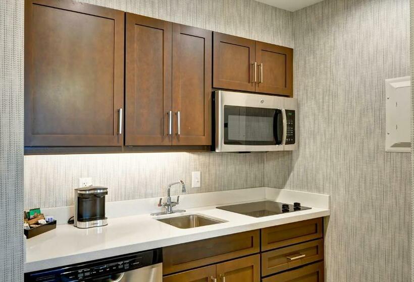 キングサイドベッドのスタンダードワンルーム, Homewood Suites By Hilton Schenectady