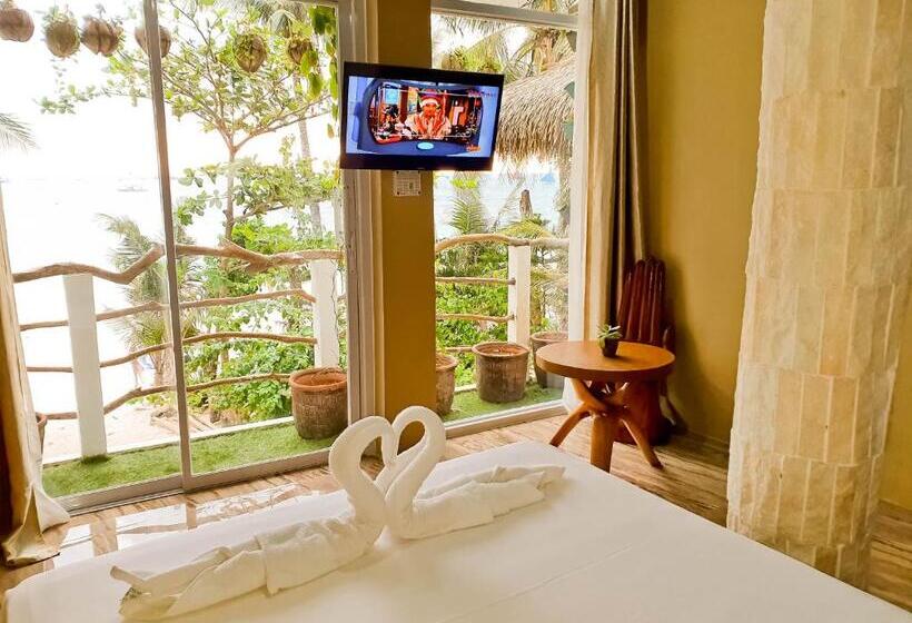 디럭스 테라스 룸 바다 전망, Kaiyana Boracay Beach Resort