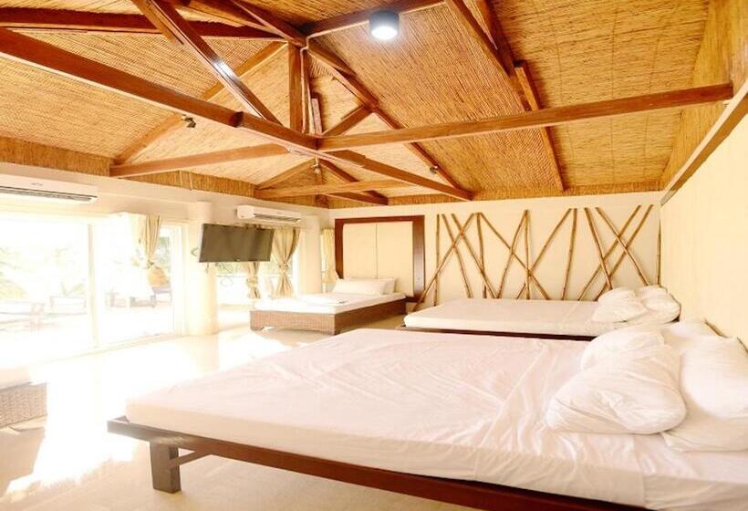 غرفة عائلية مطلّة علي البحر, Kaiyana Boracay Beach Resort