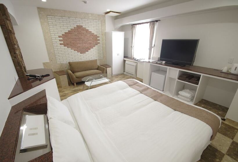 חדר דחוקס עם מיטת קינג, Imalle Yokohama Isezakicho