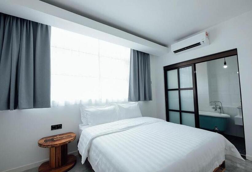 Quarto Deluxe Cama Queen, White Loft