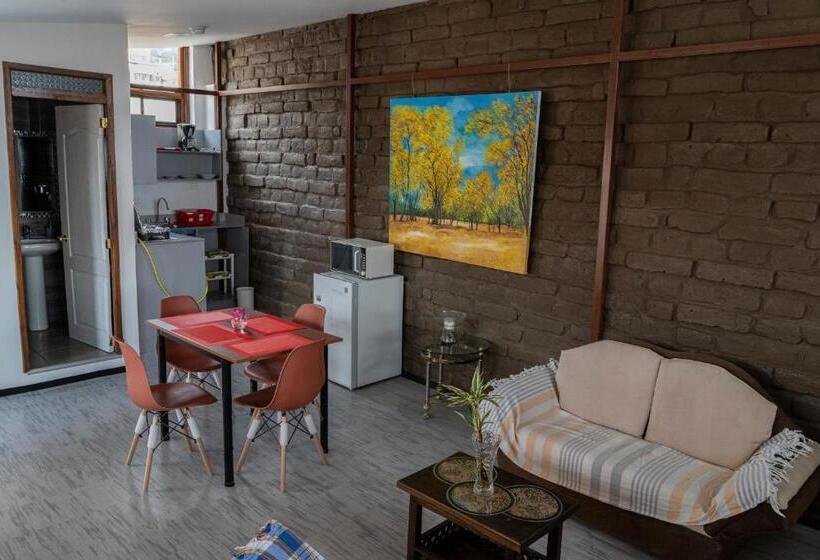 침실 1개 전망 아파트, Blue Door Housing Historic Quito