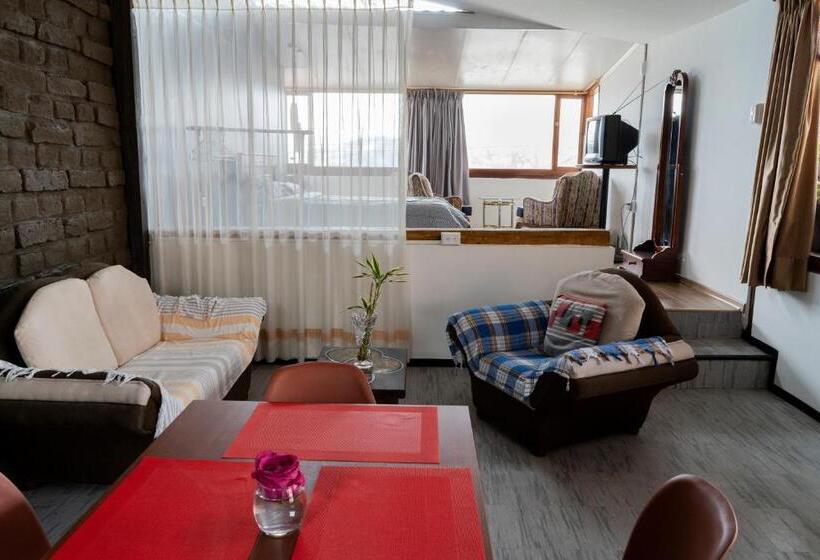 침실 1개 전망 아파트, Blue Door Housing Historic Quito