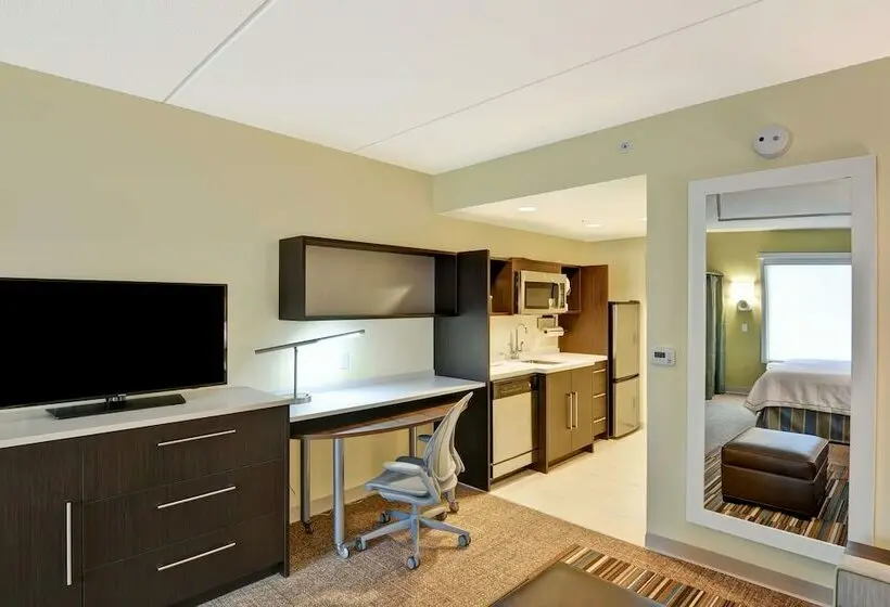 ダブルベッドのスタンダードスタジオ, Home2 Suites By Hilton Dickson City Scranton