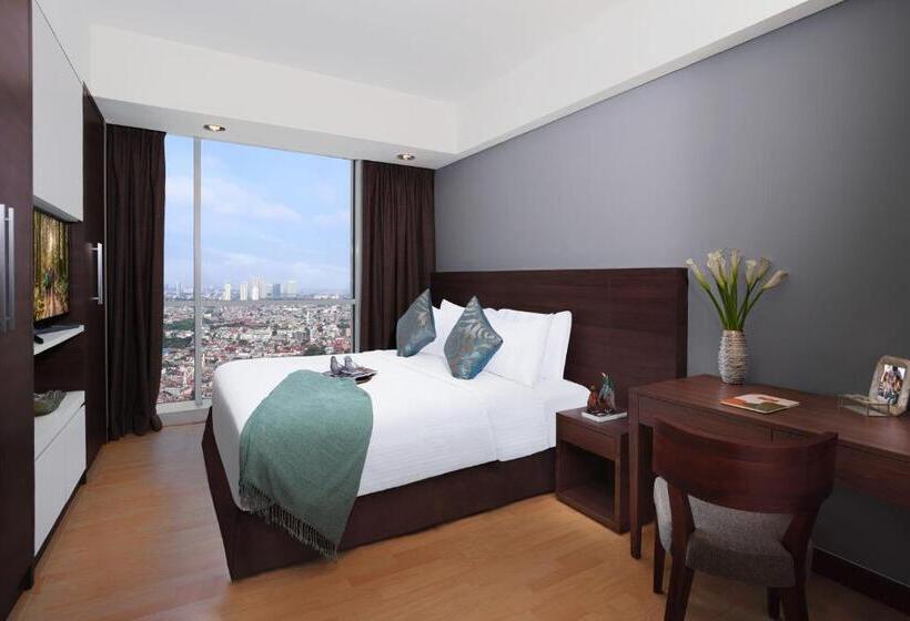 Apartament Premium cu 2 Dormitoare, Somerset Kencana Jakarta