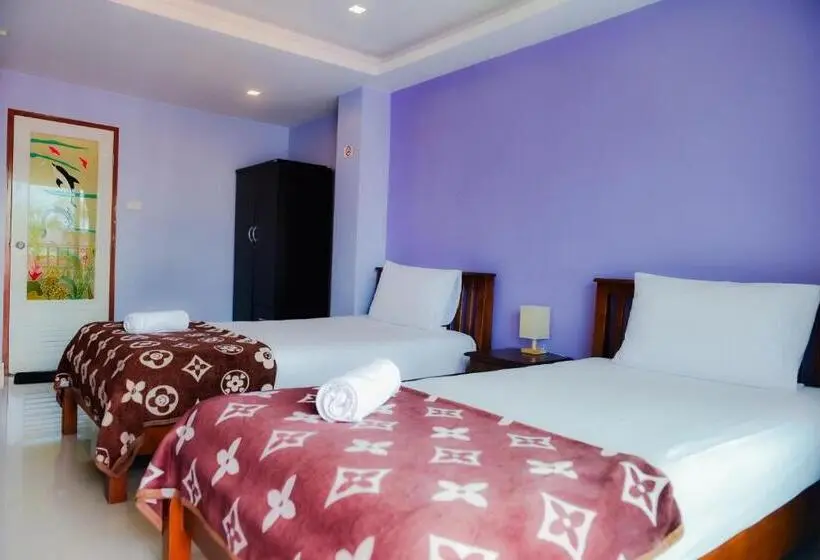اتاق استاندارد با چشمانداز باغ, Patamnak Beach Guesthouse