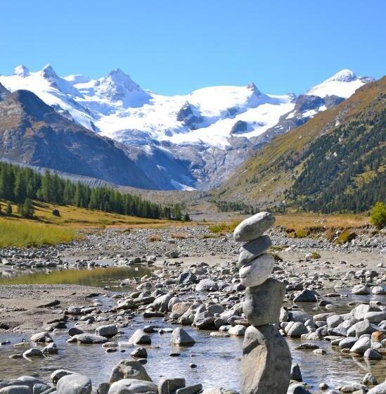 Standard Yhden Hengen Huone, Roseg Gletscher
