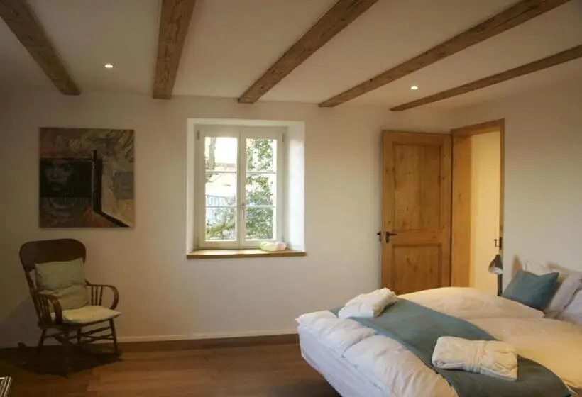 キングサイズベッドのスタンダードルーム, La Ferme De La Praz B&b