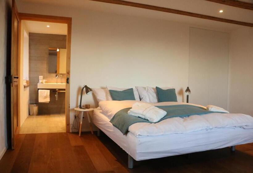 带大床的标准间, La Ferme De La Praz B&b