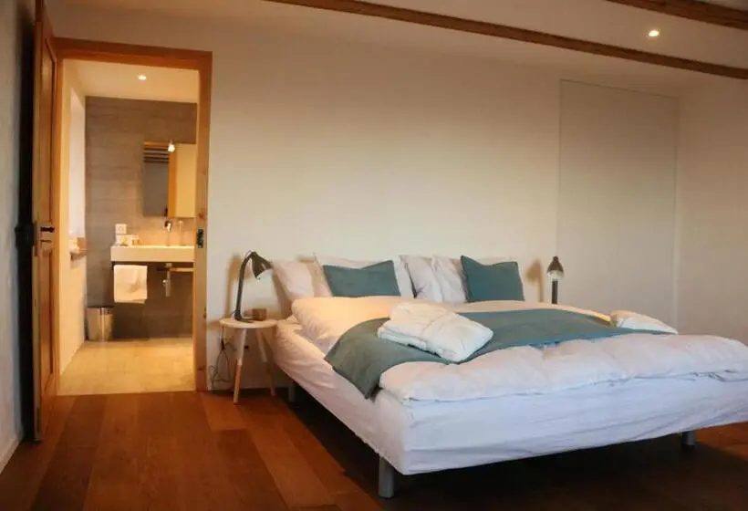 キングサイズベッドのスタンダードルーム, La Ferme De La Praz B&b