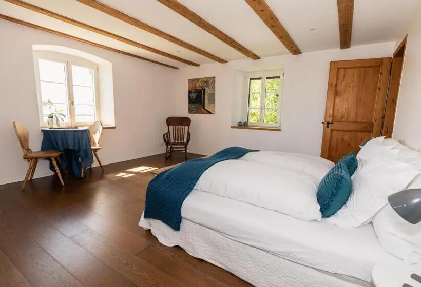 キングサイズベッドのスタンダードルーム, La Ferme De La Praz B&b