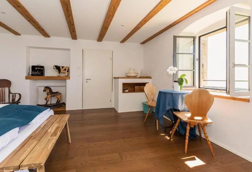 キングサイズベッドのスタンダードルーム, La Ferme De La Praz B&b