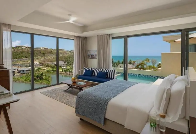 سوییت با چشم‌انداز دریا, Six Senses La Sagesse