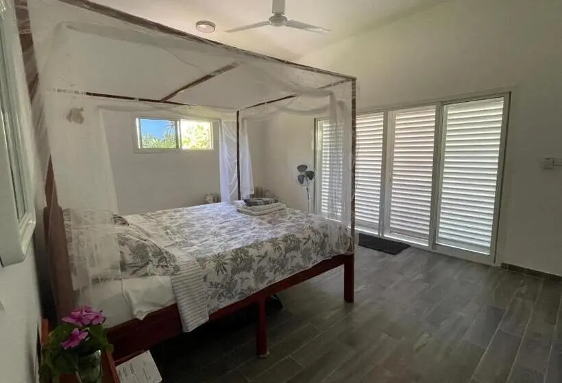 اتاق لوکس با بالکن و چشم‌انداز دریا, Salama Eco Lodge And Hostel