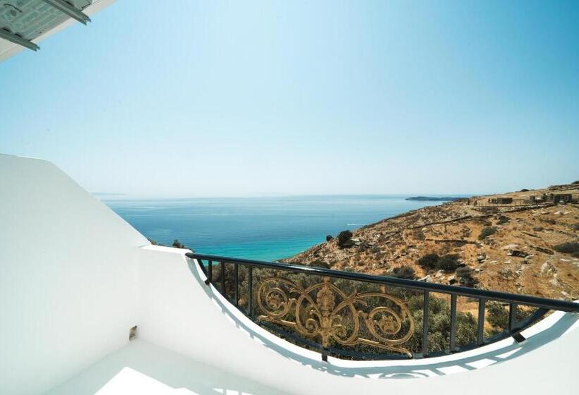 חדר סטנדרט נוף לים עם מרפסת, Andros Seaview