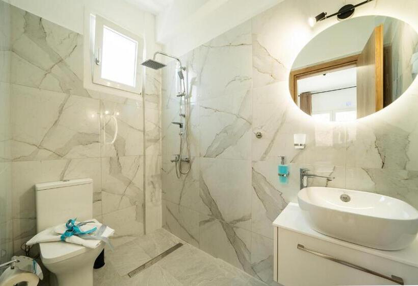 חדר סטנדרט נוף לים עם מרפסת, Andros Seaview