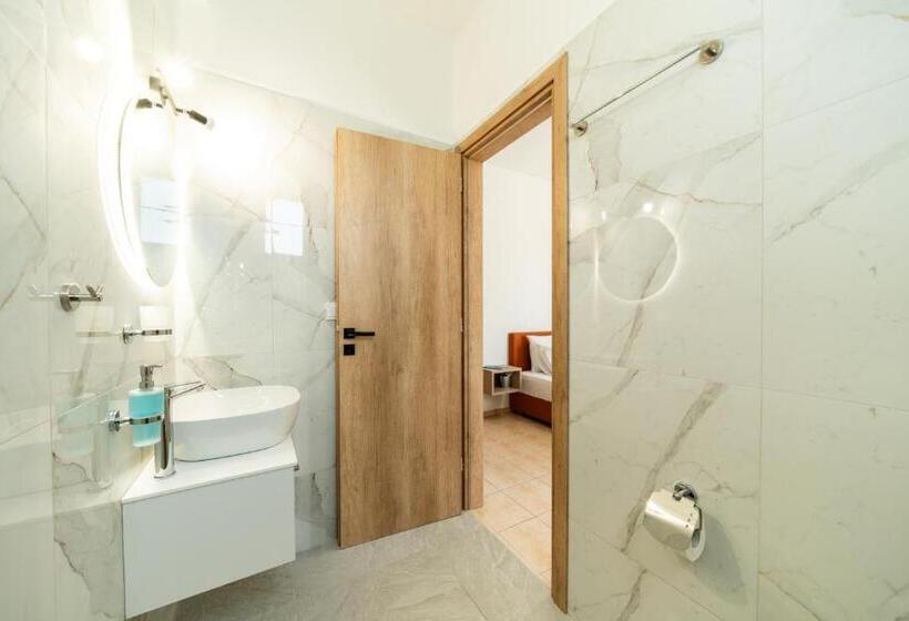 חדר סטנדרט נוף לים עם מרפסת, Andros Seaview