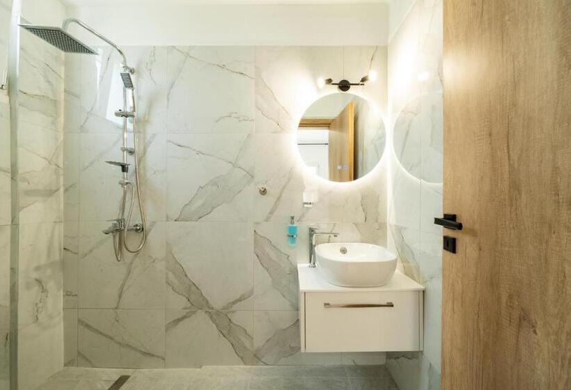 חדר סטנדרט נוף לים עם מרפסת, Andros Seaview